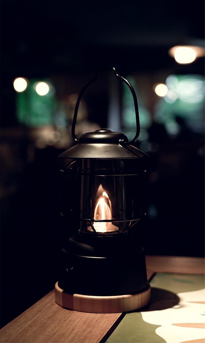 WOODY Lantern Campinglampe dimmbar